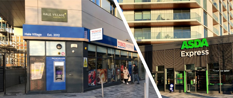 Asda Vs Tesco: The Battle Of The Express Stores In Tottenham Hale